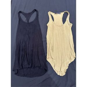 Black and olive 2 two tank bundle size S